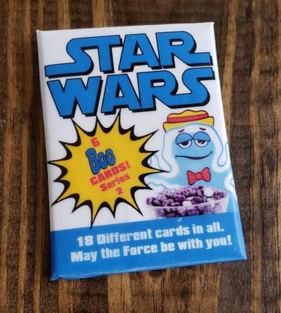 Star Wars General Mills Wax Pack series 2 - Boo Berry